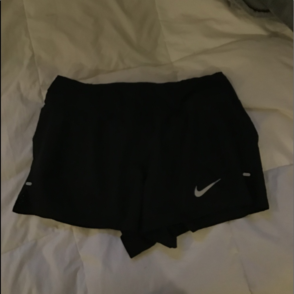 black nike shorts